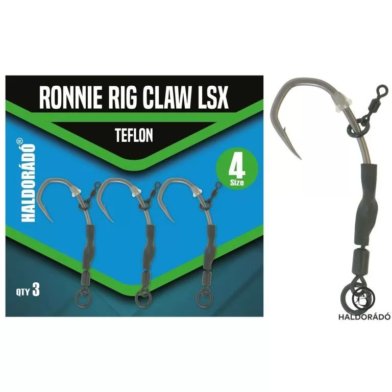 HALDORÁDÓ Ronnie Rig Claw LSX - 4 - saskarom horog Pup Up csalikhoz / 1