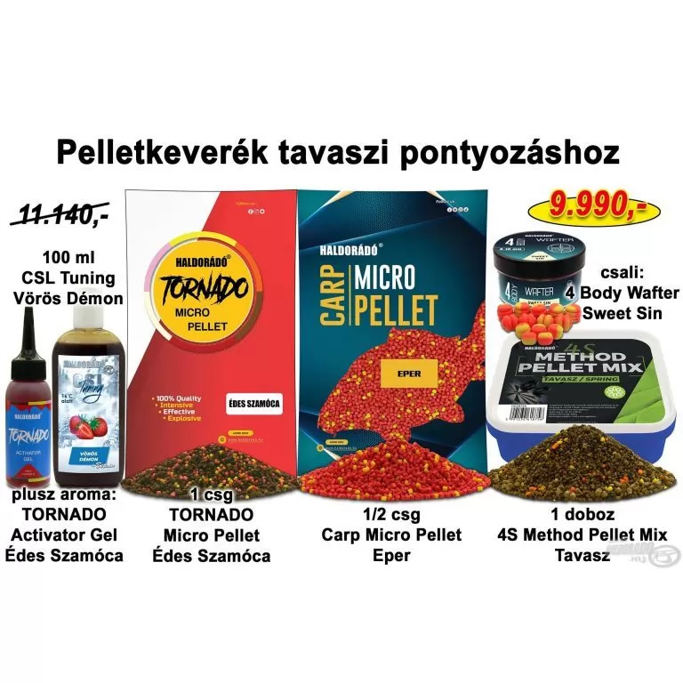 HALDORÁDÓ Tavaszi recept 4 - Pelletkeverék tavaszi pontyozáshoz / 1