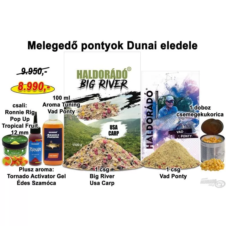 HALDORÁDÓ Tavaszi recept 8 - Melegedő pontyok Dunai eledele / 1