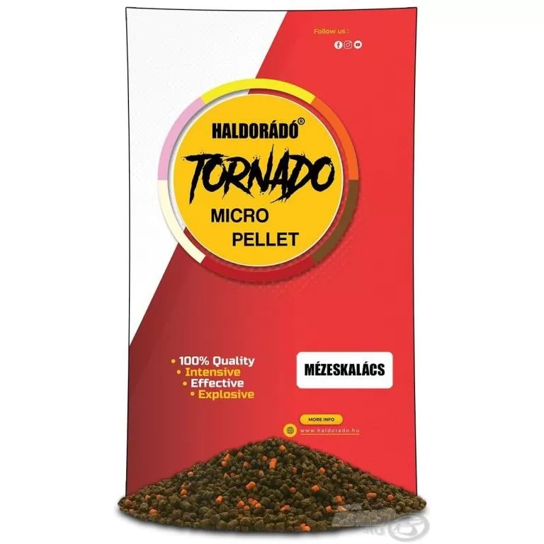 HALDORÁDÓ TORNADO Micro Pellet - Mézeskalács / 1