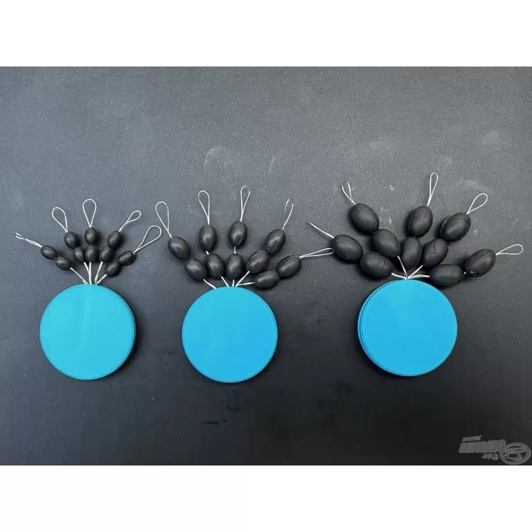 HALDORÁDÓ Tungsten Oval Bead 6 mm - Volfrám horogelőke súlyozó és gumi ütköző / 9