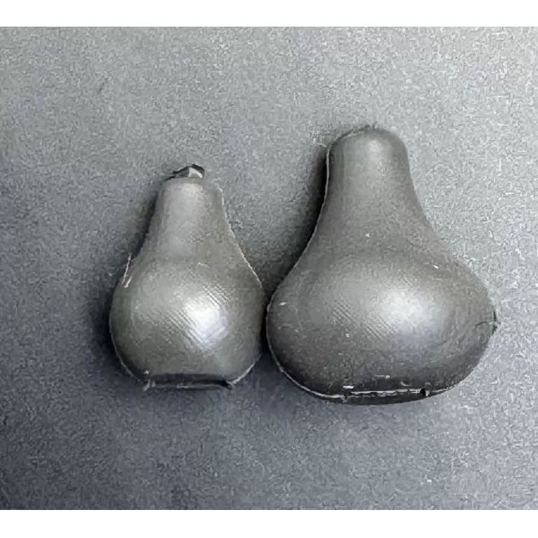 HALDORÁDÓ Tungsten Swivel Beads Small - Volfrám végszerelék megütköztető gumi adapter / 2