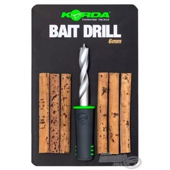 KORDA Csalifúró + Parafa 6 mm