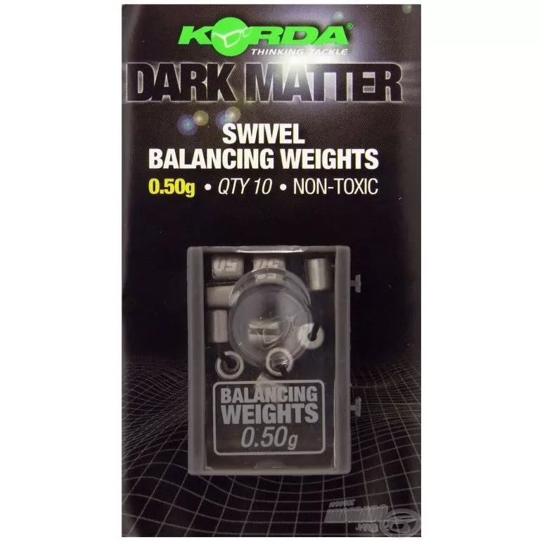 KORDA Dark Matter Balancing Weights 0,50 g / 1