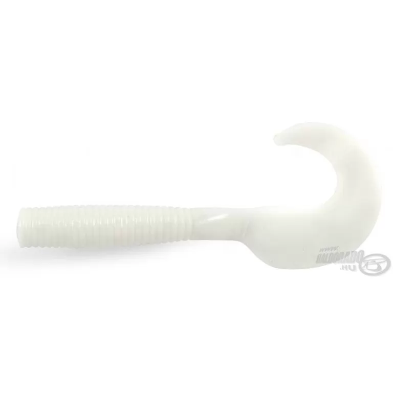 L&K Grub Hunter twister 5,5 cm - 004 fehér / 1