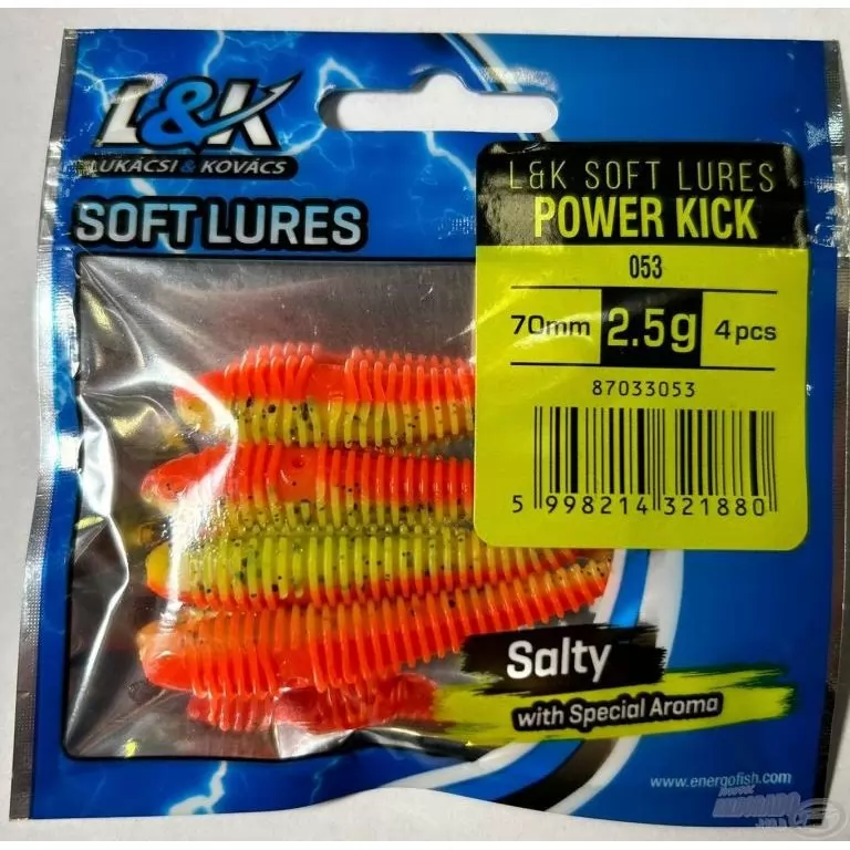 L&K Power Kick 7 cm - 053 piros-sárga / 2