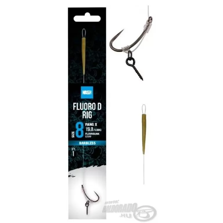 NASH Fluoro D Rig Barbless - 6 / 1