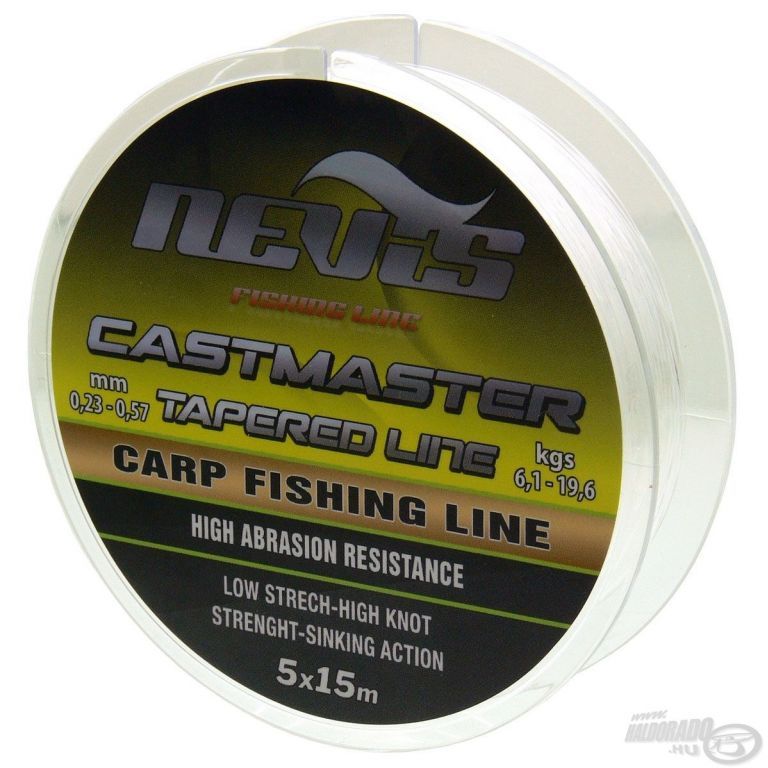 NEVIS Castmaster Tapered Leader 5x15 m - 0,23-0,57 mm