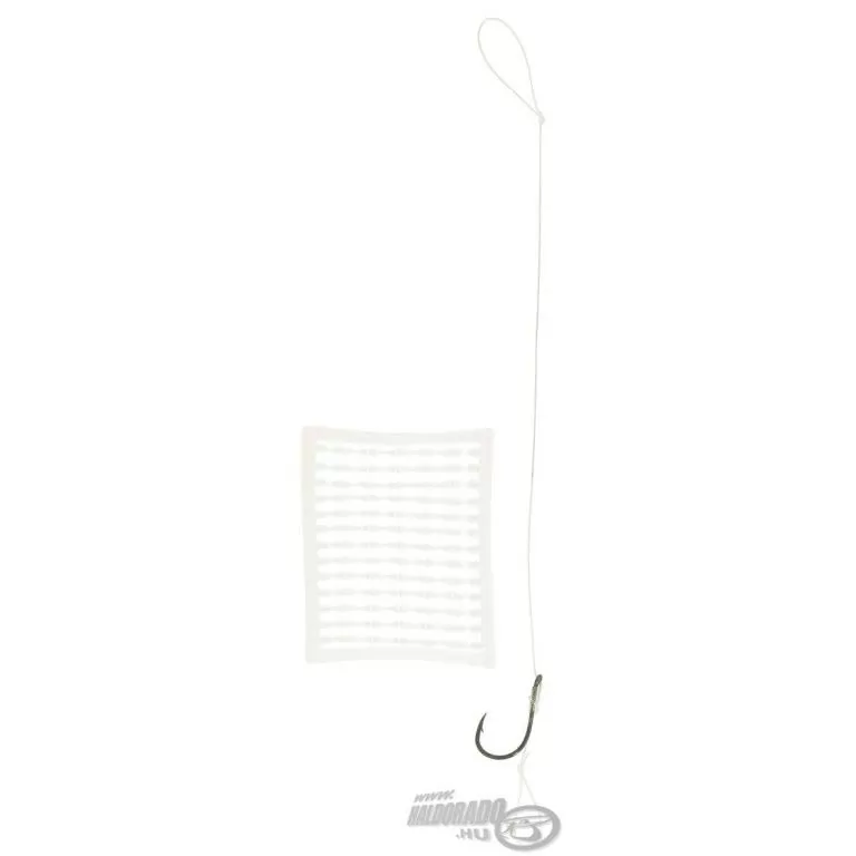 NEVIS Előkötött Feeder horog monofil zsinóron - 10 / 0,22 mm / 1