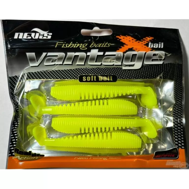NEVIS Impulse Shad 10 cm - Citromsárga / 2