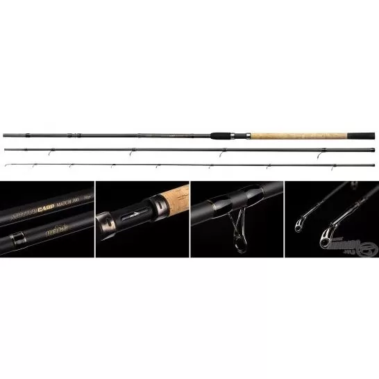 NEVIS Motive Carp Match 390 horgászbot + Dobókesztyű ujj 