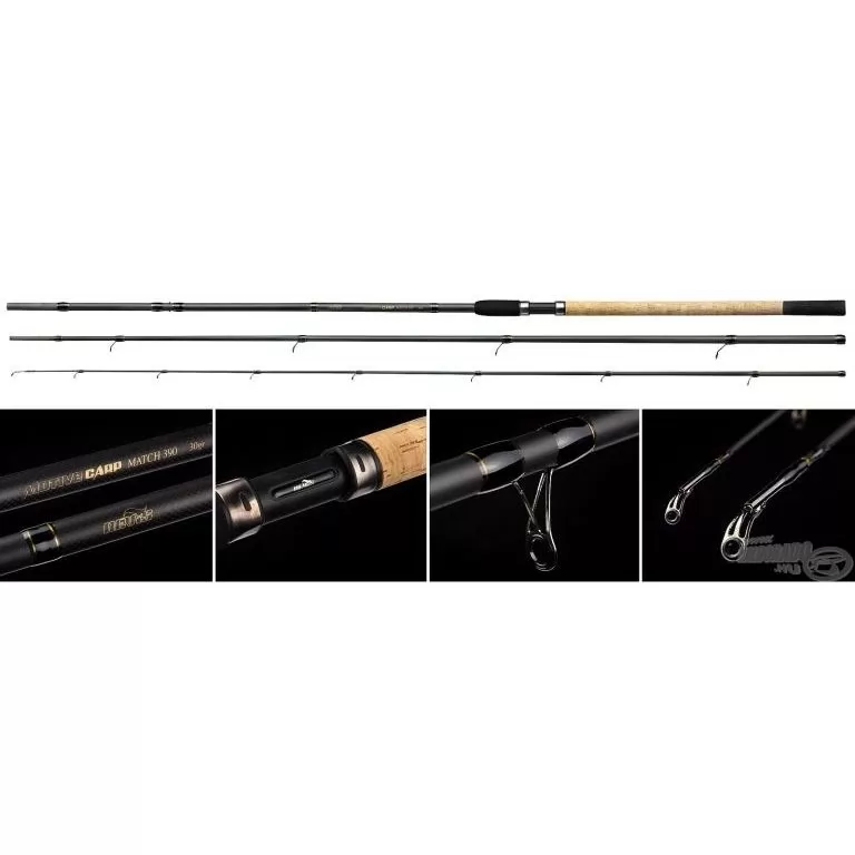 NEVIS Motive Carp Match 390 horgászbot + Dobókesztyű ujj  / 1
