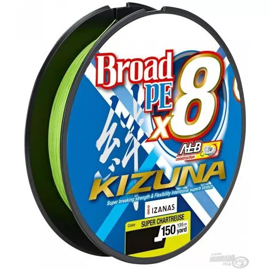 OWNER Kizuna X8 Chartreuse 135 m - 0,10 mm