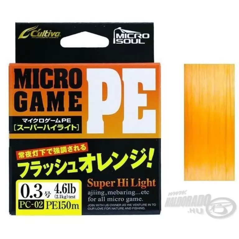 OWNER Micro Game 4X Orange 150 m - 0,065 mm / 1