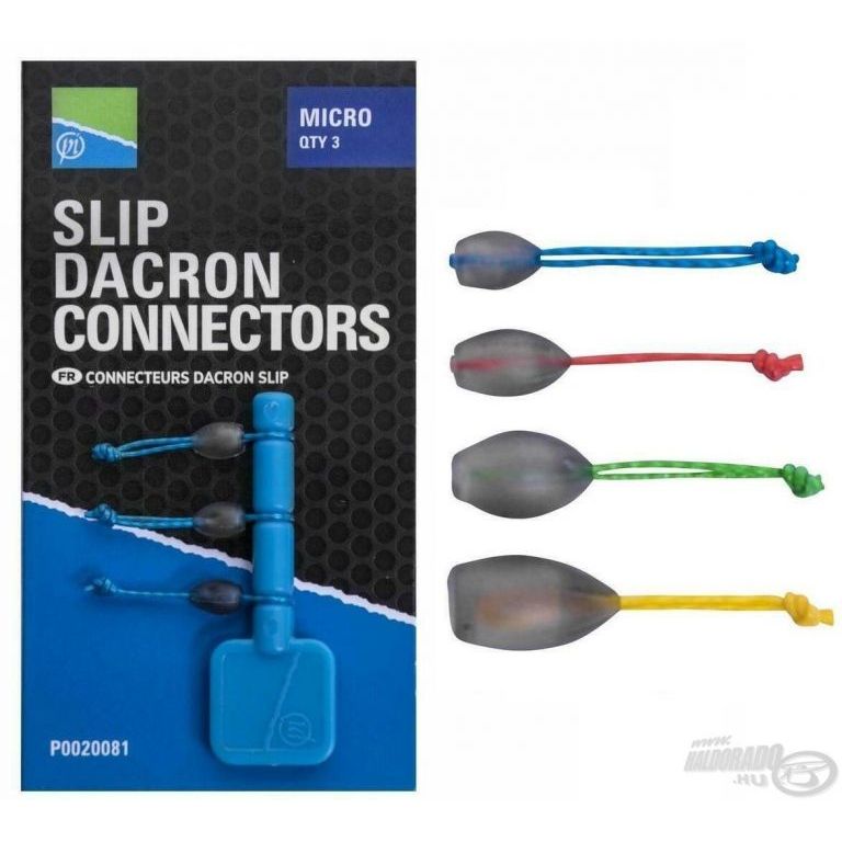 PRESTON Slip Dacron Connector - Micro