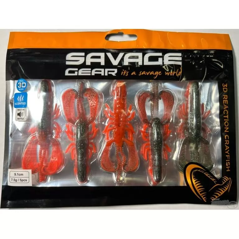 SAVAGE GEAR 3D Reaction Crayfish 9,1 cm - Red N Black / 5