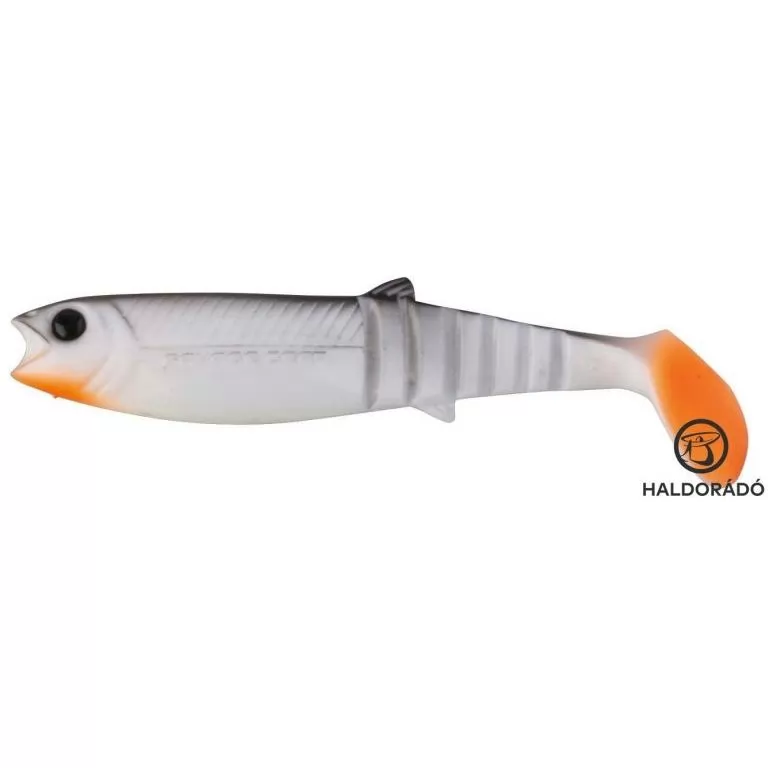 SAVAGE GEAR Cannibal Shad 8 cm - White Black 1 db / 1