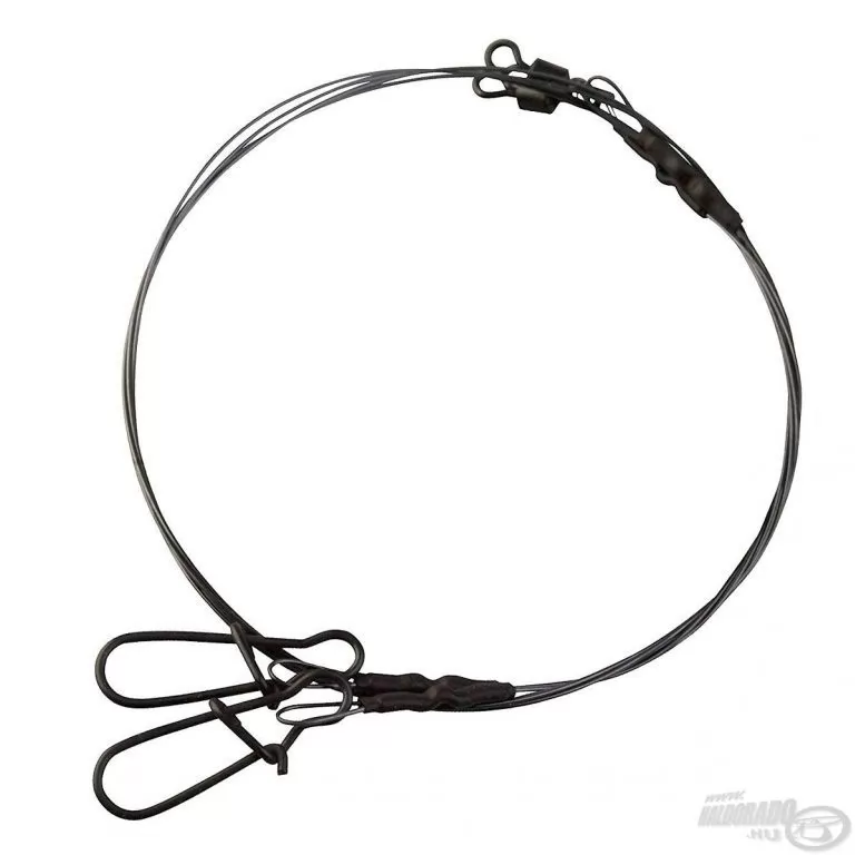 SAVAGE GEAR Titanium előke 1X7 30 cm 0,60 mm 23 kg - 2 db / 1
